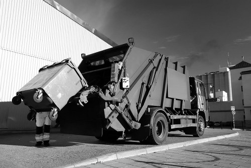 Hoxton residential home being cleared by professionals