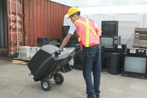 Eco-friendly disposal during garage clearance